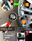 DIYCO D3 Digital Tire Inflator with Pressure Gauge - diycopro.com