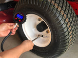 DIYCO D5 Elite Series Digital Tire Pressure Gauge with Dual Foot Chuck for Dually RV Truck